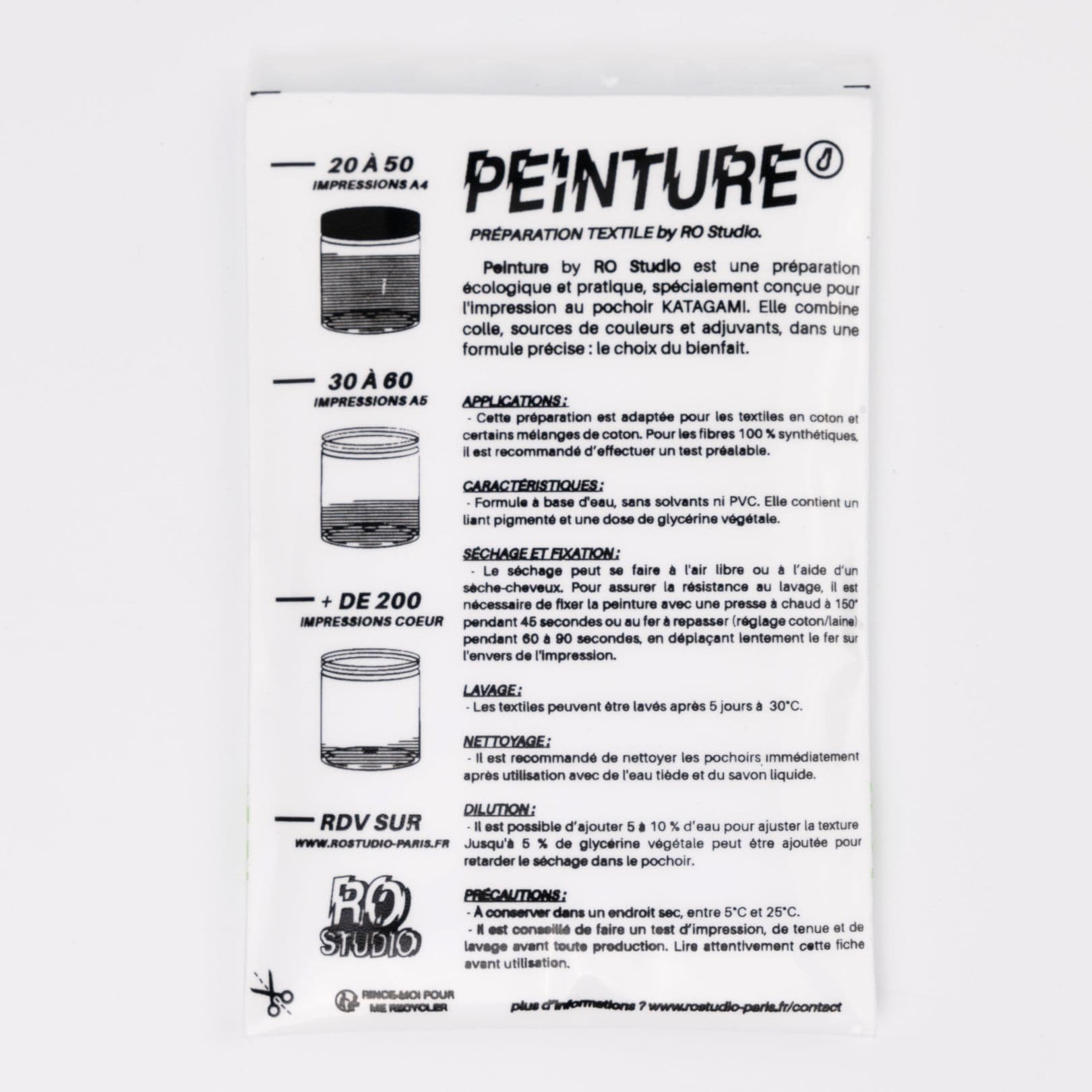 Peinture textile sérigraphie artisanale - Miniature 7