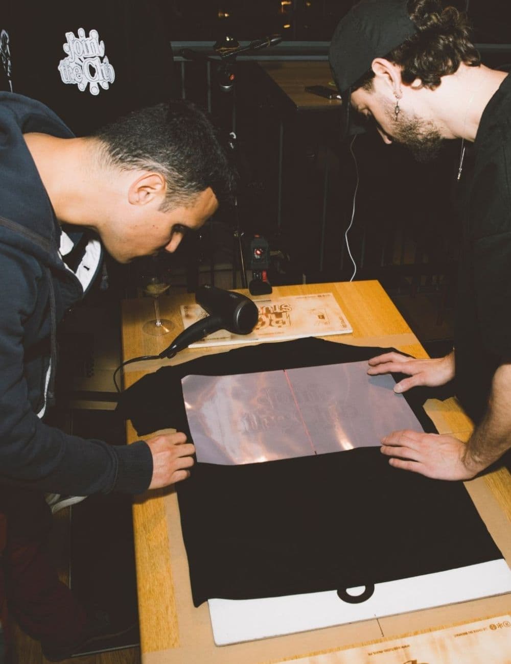 Sérigraphie écologique sans eau avec pochoir Katagami